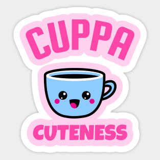 Cuppa Cuteness Sticker